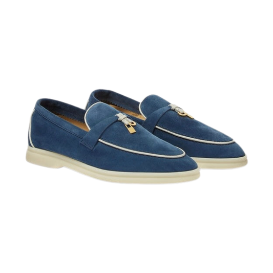 Loro Piana Summer Charms Walk Loafer Ocean Heart (W1CZ)