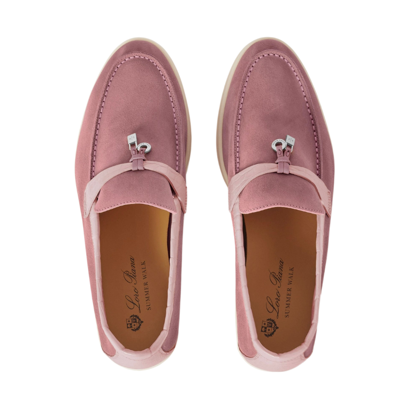 Loro Piana Summer Charms Walk Loafer Noisette Rose Limited edition