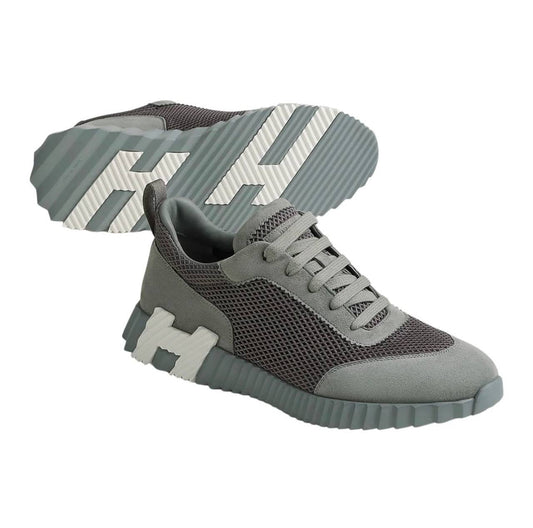 HERMES Bouncing Low-Top Grey
