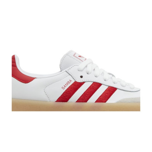 Adidas Samba White Scarlet Gum