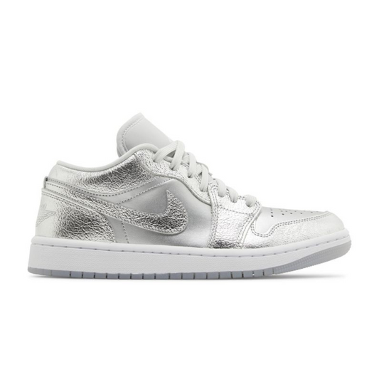 Nike Air Jordan 1 Low Metallic Silver