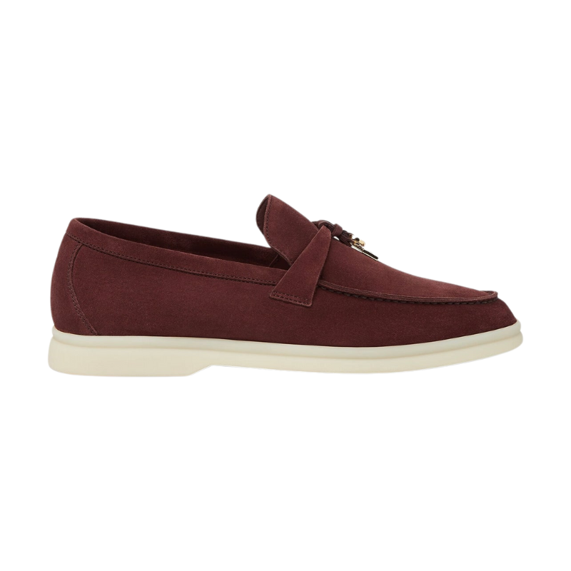 Loro Piana Summer Charms Walk Loafer Oxblood (Q0B2)