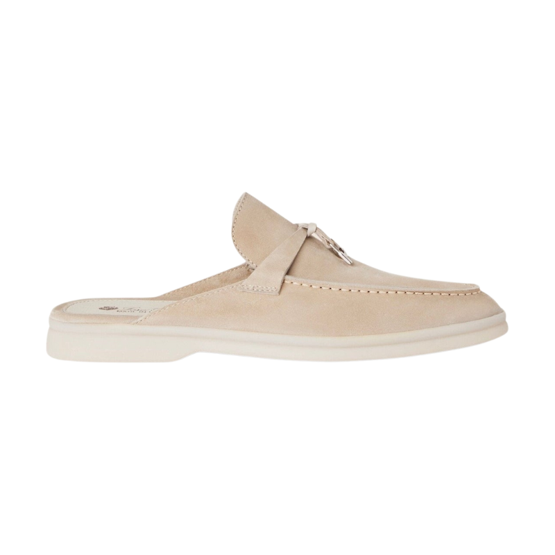 Loro piana Babouche Charms Walk Loafer Linen