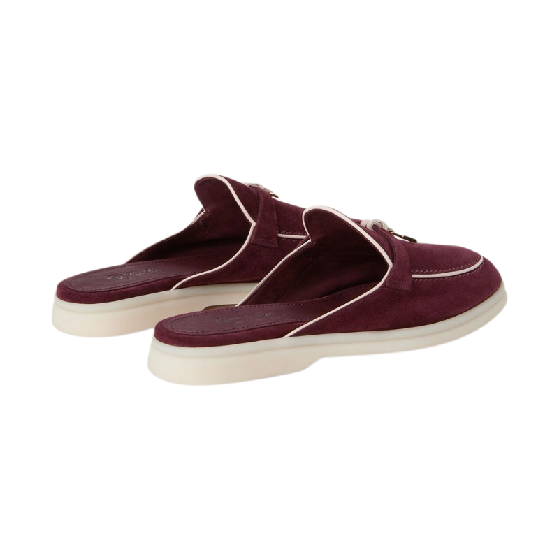 Loro piana Summer Charms Walk Loafer burgundy