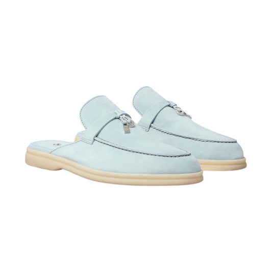 Loro piana Babouche Charms Walk Loafer Spring Waterfall Melange (60BJ)