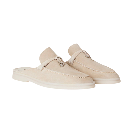 Loro piana Babouche Charms Walk Loafer Linen