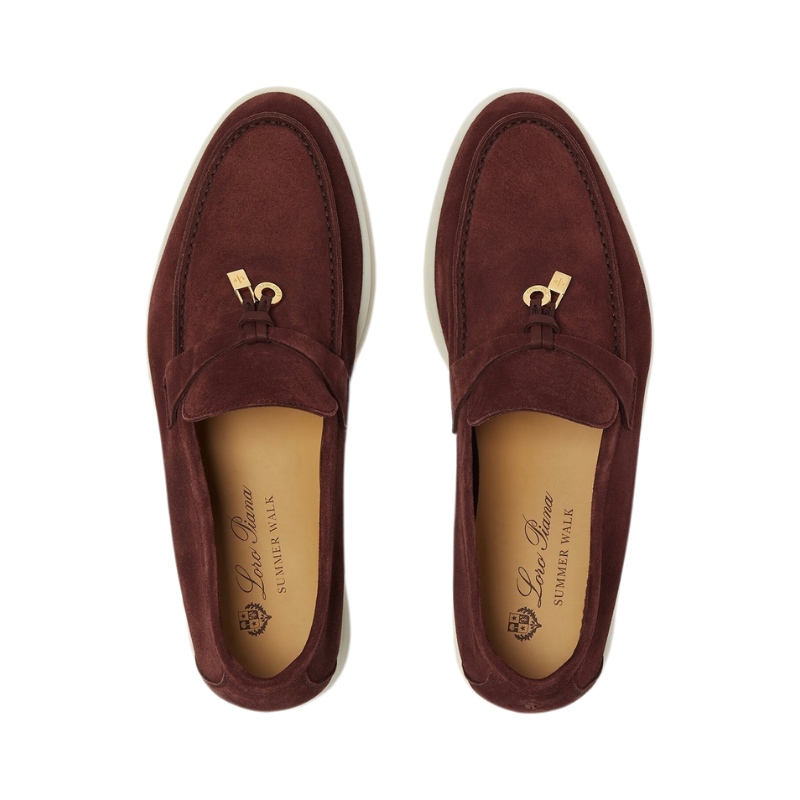 Loro Piana Summer Charms Walk Loafer Oxblood (Q0B2)