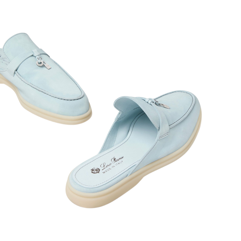 Loro piana Babouche Charms Walk Loafer Spring Waterfall Melange (60BJ)