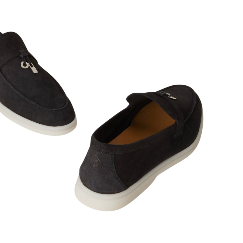 Loro piana Summer Charms Walk Loafer Black