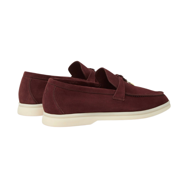 Loro Piana Summer Charms Walk Loafer Oxblood (Q0B2)
