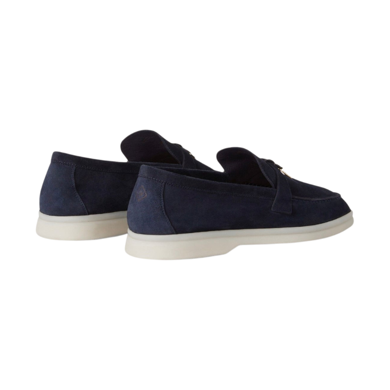 Loro Piana Summer Charms Walk Loafer Argo Blue Melange (W948)