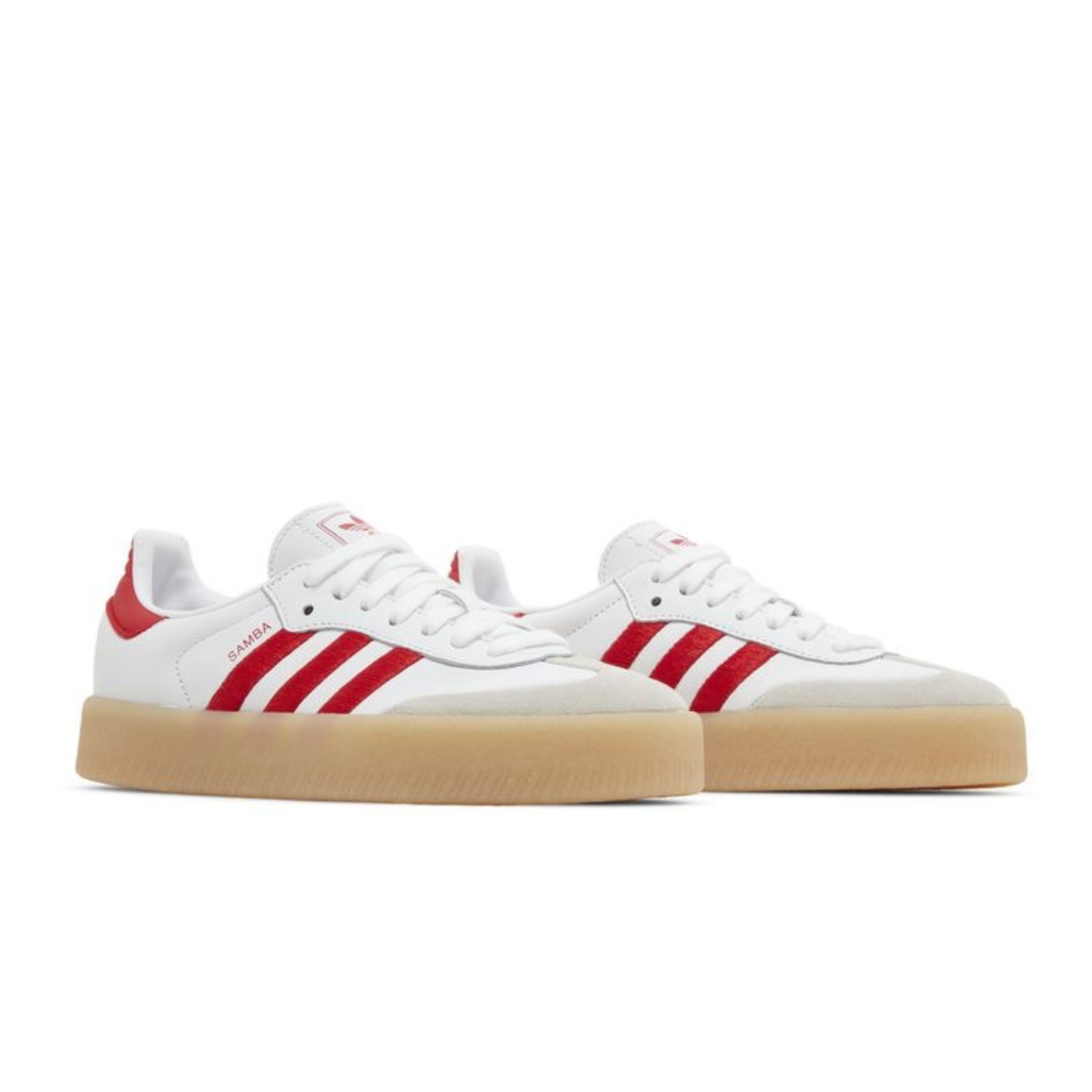 Adidas Samba White Scarlet Gum