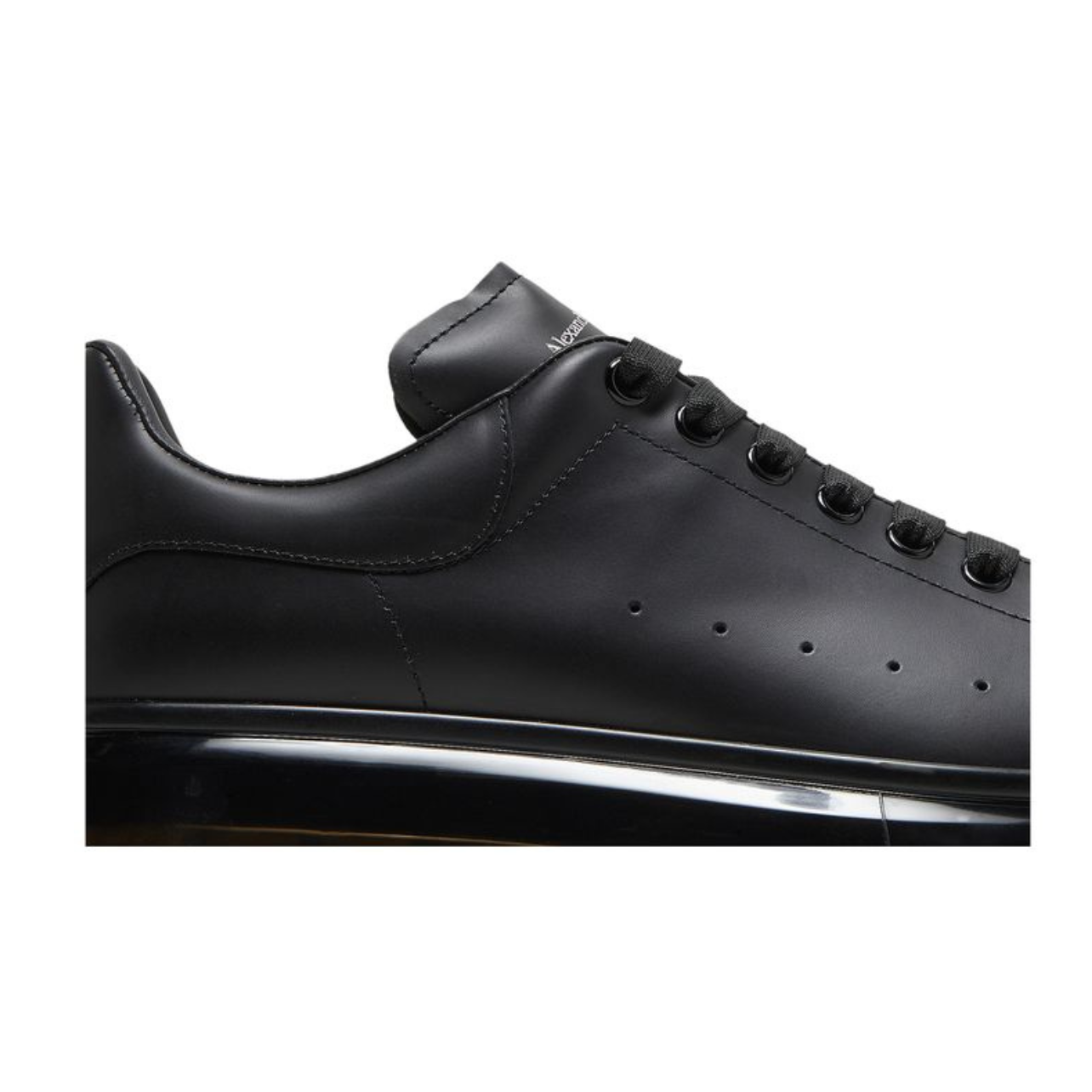 Alexander McQueen Oversized Sneaker Clear Sole Black