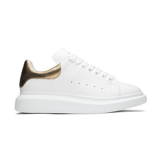 Alexander McQueen Oversized Sneaker White Gold