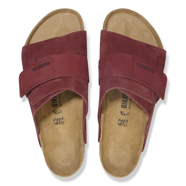 Birkenstock Kyoto Nubuck Leather/Suede Zinfandel