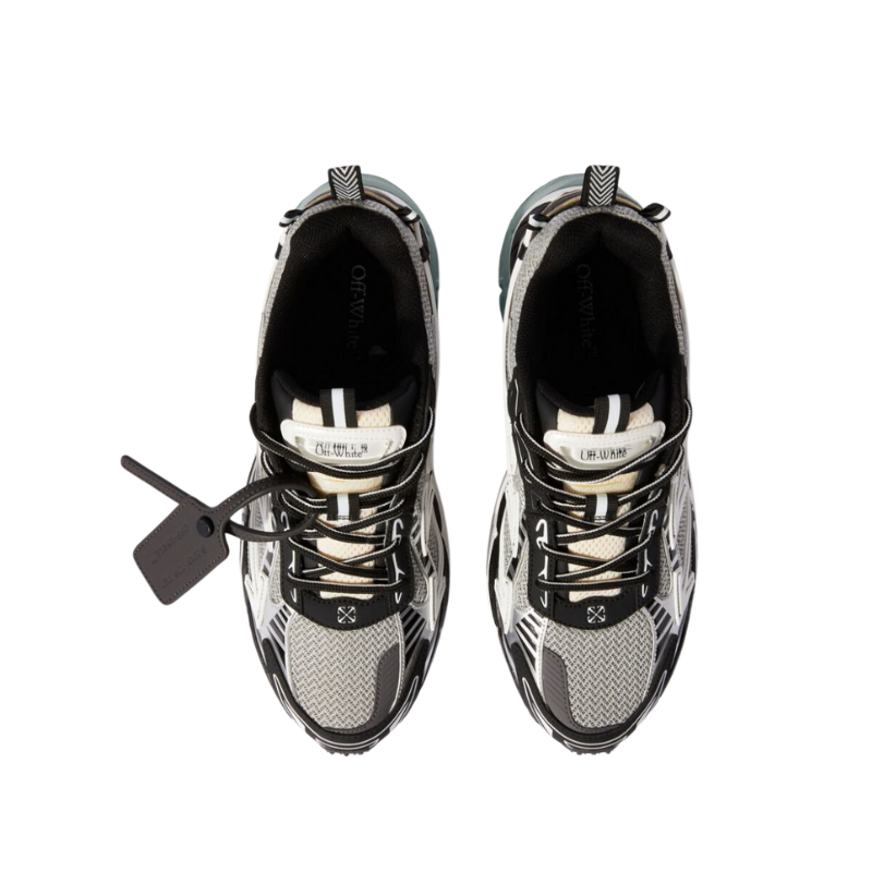 OFF-WHITE Be Right Back Sneakers Gray/Black