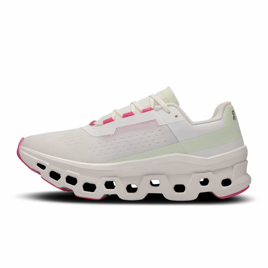 On Running Cloudmonster White/Lima