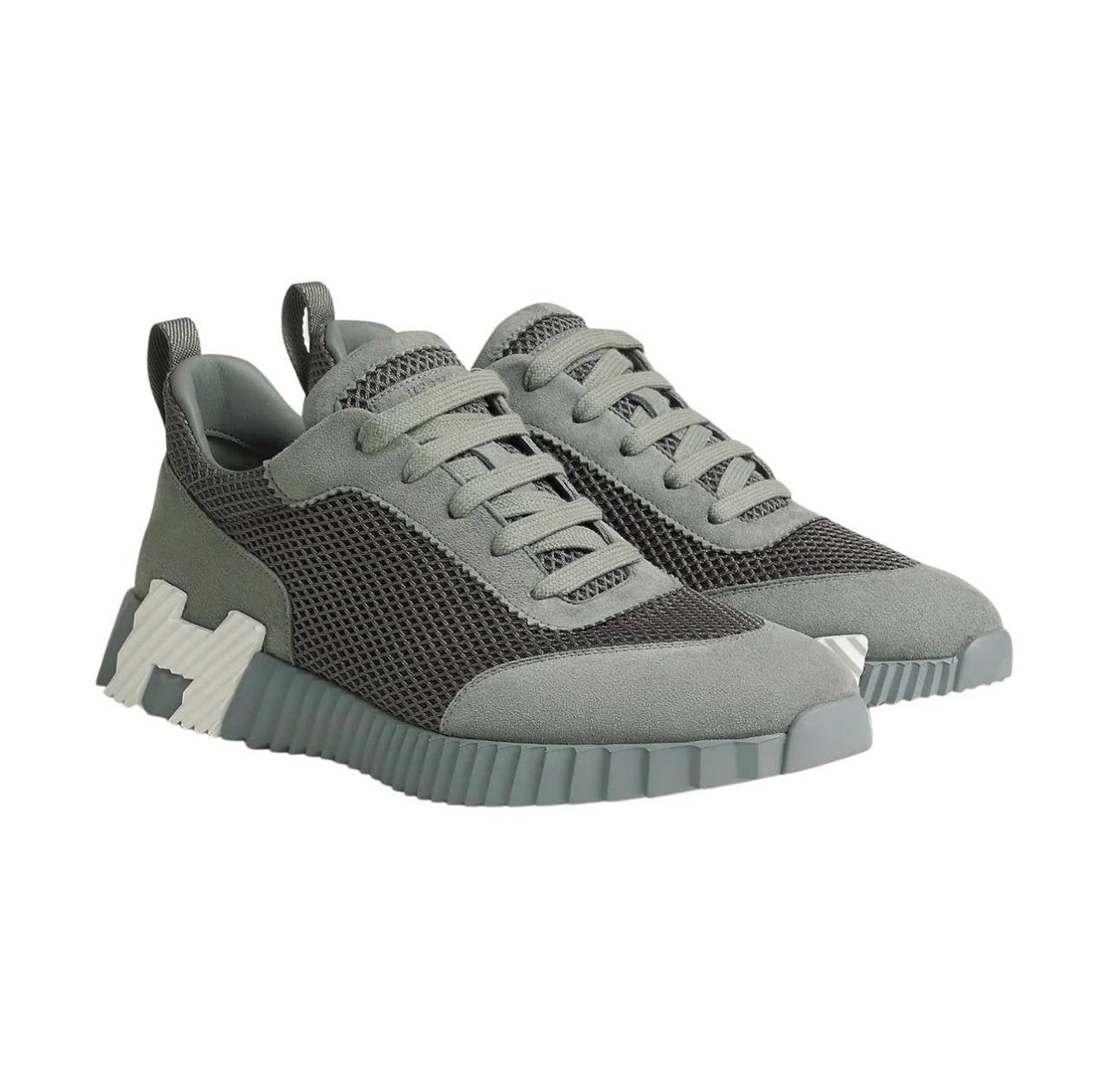 HERMES Bouncing Low-Top Grey