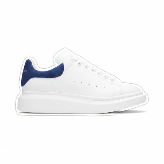 Alexander McQueen Oversized White Paris Blue