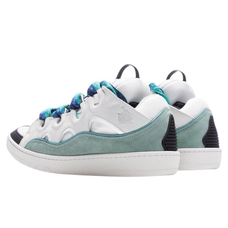 Lanvin Leather Curb – White Blue